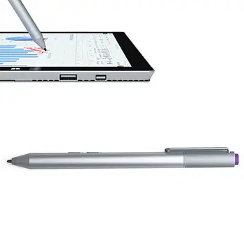 עבור Microsoft Surface Pro 3/4/5/6 עט חרט על פני השטח הספר סילבר Bluetooth תואם-מחשב לוח מסך מגע העיפרון