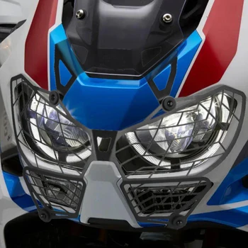 עבור הונדה CRF1100L אפריקה טווין הרפתקאות ספורט 2019 2020 2021 אופנוע פנס גריל השומר כיסוי הראש אור המנורה מגן