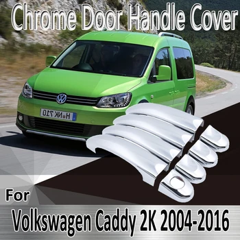 עבור פולקסווגן הקדילאק 2K 2004~2016 עיצוב מדבקות קישוט דלת כרום להתמודד עם מכסה התאמה אביזרי רכב