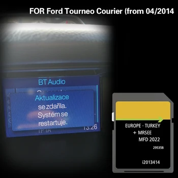 עבור פורד Tourneo שליח מן 04/2014 mfd מיחסי אירופה עדכון גרסה חדשה לרכב ניווט GPS כרטיס SD