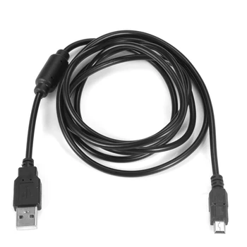 עבור פלייסטיישן 3 1.8 מ 'כבל טעינת USB עבור Sony PS3 Wireless קונסולת משחק בקרי צ' רינג חוט תיל קו עם טבעת מגנטית