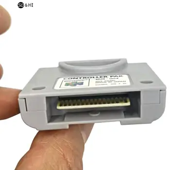 על N64 בקר פאק (NUS-004) חבילת הרחבה לכרטיס זיכרון מחסנית החלפה להציל את N64 התקדמות המשחק