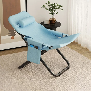 פנאי עצלן קיפול הכיסא משענת גב רב-ציוד מתכוונן מתקפל לאחסון כיסא כורסה הכיסא ריהוט גן