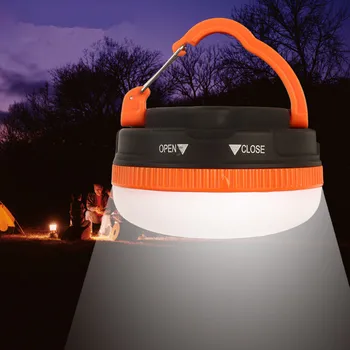 פנס נייד אור קמפינג אוהל חיצוני usb עם 5 מצבי Restractable הוק עבור תרמילאים טיול הביתה מנורת חירום