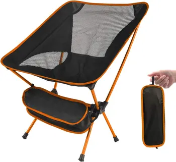 קמפינג דיג ברביקיו כיסא נייד Ultra Light כיסא מתקפל נסיעות חיצונית קמפינג חוף הליכה פיקניק מושב כלי הכיסא