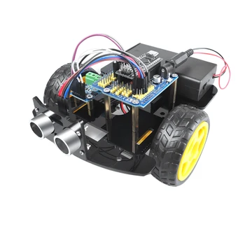 רובוט המכונית קיט משודרג V2.0 R3 רובוט גזע גרפי תכנות רובוט המכונית