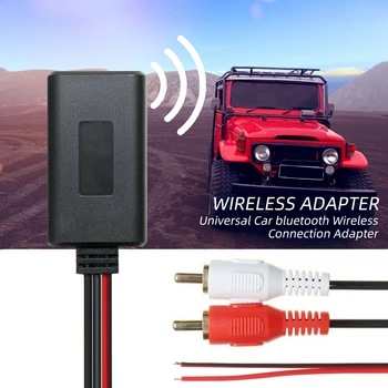 רכב Bluetooth אלחוטית מקלט אוניברסלי מכוניות RCA מתאם USB לרכב אלחוטית רדיו FM רמקול הידיים חופשיות