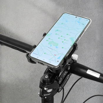 רכיבה על אופניים טלפון נייד תושבת אופניים הכידון גזע מכסה ההתקנה 360° התאמת אופני כביש Mtb הטלפון ניווט בעל