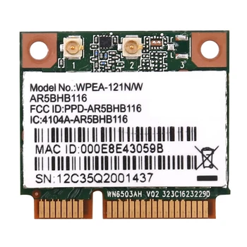 רשת אלחוטית כרטיס Atheros AR9832 AR5BHB116 2.4/5 ג ' יגה-הרץ שבב יחיד 300 Mbps 802.11 N MINI PCI-E כרטיס אלחוטי WIFI