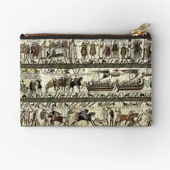 שטיח Bayeux רוכסן כיסים כיס הארנק קוסמטיים כסף תחתונים אריזה אחסון קטן גרביים טהור התחתונים תיק המפתח נשים