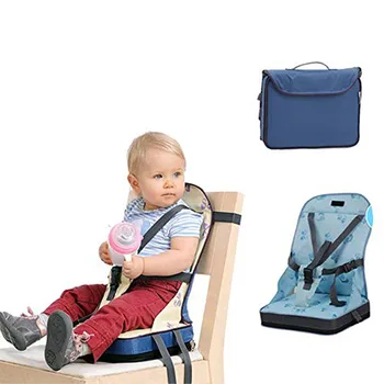 שימושי האוכל הכיסא תיק תינוק ניידת מושב אוקספורד, עמיד למים בד תינוק נסיעות מתקפלים הילד החגורה האכלה כיסא גבוה