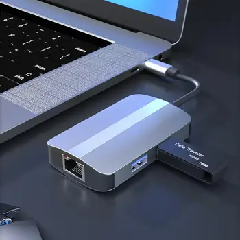 שימושי הרחבה הרציף צ ' יפ חכם Plug Play יעיל פיזור חום USB עגינה לעמוד אביזרי מחשב